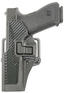  Blackhawk Serpa Cqc Holster - Carbon Fiber - Left Hand - Glock 17/22 | 410000bkl