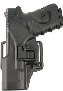  Blackhawk Serpa Cqc Paddle/Belt Holster - Matte - Right Hand - Glock 26/27/33 | 410501bk- R