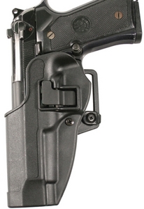  Blackhawk Serpa Cqc Paddle/Belt Holster - Matte - Right Hand - Beretta 92/96 | 410504bkr