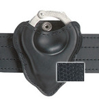 Safariland Model 090 Open Top Handcuff Case - Standard Chain Cuff - SafariLaminate - Basketweave | 090-18
