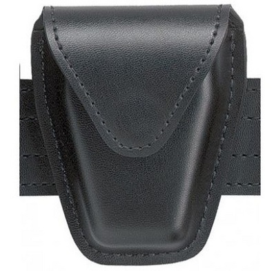  Safariland Model 190 Handcuff Case - Standard Chain Or Hinged Cuff - Leather- Look Synthetic | 190- 2hs