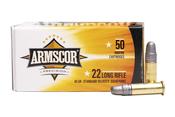 Armscor Precision 40gr 22LR Standard Velocity Solid Point 50rd Box