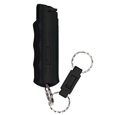  Sabre .54oz 3 In 1 Black Key Case Pepper Spray With Quick Release