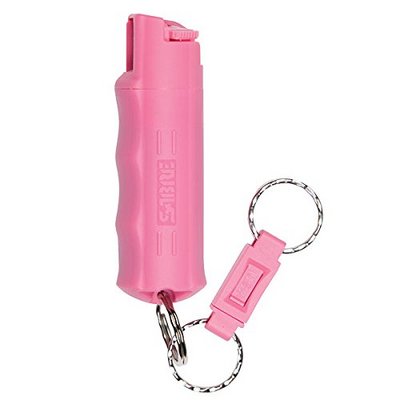  Sabre .54oz 3 In 1 Pink Key Case Pepper Spray With Quick Release