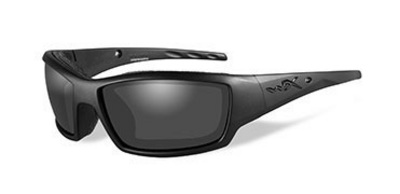  Wx Tide Safety Glasses - Black Ops Series - Smoke Grey