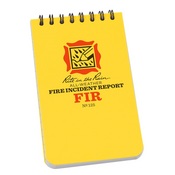  Waterproof Fire Incident Report Notepad - 125