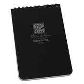  Waterproof Pocket Top- Spiral Notebook - Black - 746