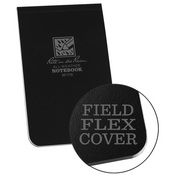 Waterproof Top Bound Memo Notebook - Black Field Flex- 778