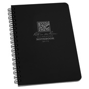  Waterproof Side- Spiral Notebook - Black Synthetic - 773