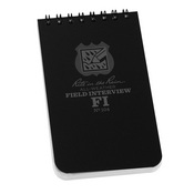 Waterproof Field Interview Notebook - Black - 104