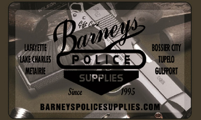  Barney Police Supplies Gift Card - $25 - $50 - $100
