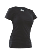 Truspec Ladies Pro-Weight Short Sleeve T-Shirt in Black | 4240