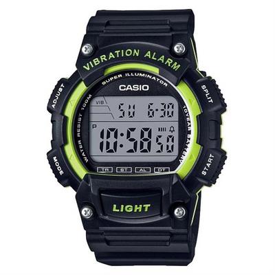  Casio Classic Digital Sport Watch - Black/Green | W736h- 3av