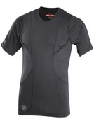 24-7 Series® Men's Short Sleeve Concealed Holster Shirt - Black - 85% Polyester / 15% Spandex | 1226