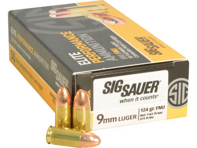  Sig Sauer Elite V- Crown 115gr 9mm Jhp 50rd Box