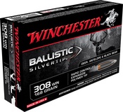 Winchester Ballistic Silvertip .308 168 Grain | SBST308A