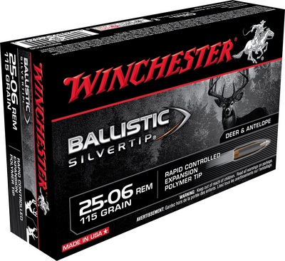  Winchester Ballistic Silvertip .25- 06 115 Grain | Sbst2506